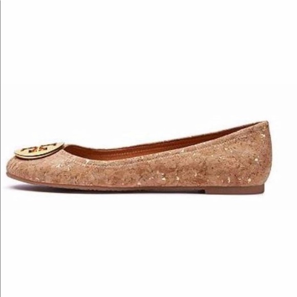 Tory Burch Reva Cork Ballet Flats - Picture 3 of 8